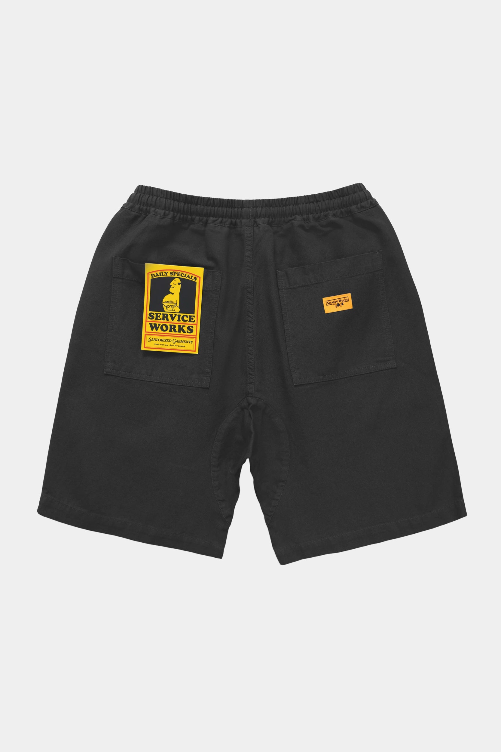 CANVAS CHEF SHORT - Black