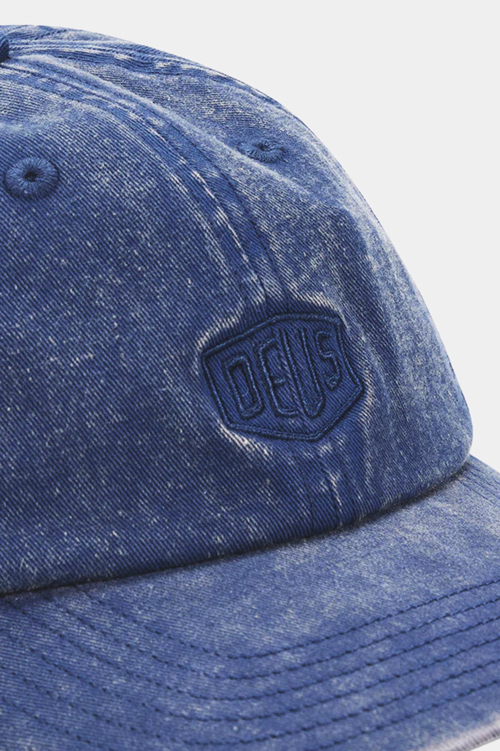 SHIELD GARMENT DYED DAD CAP - Mechanic Blue