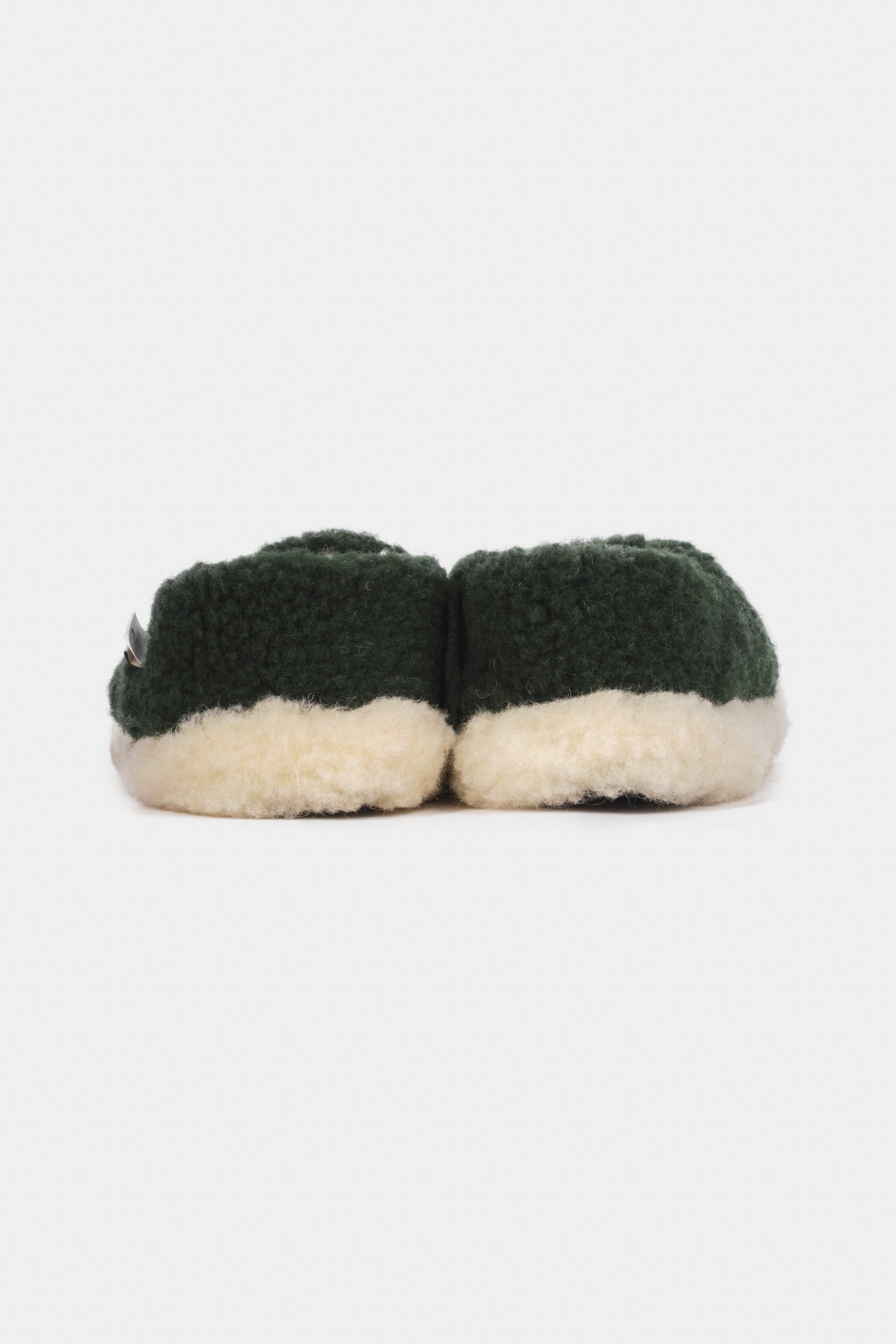 SIBERIAN SLIPPERS - Dark green beige