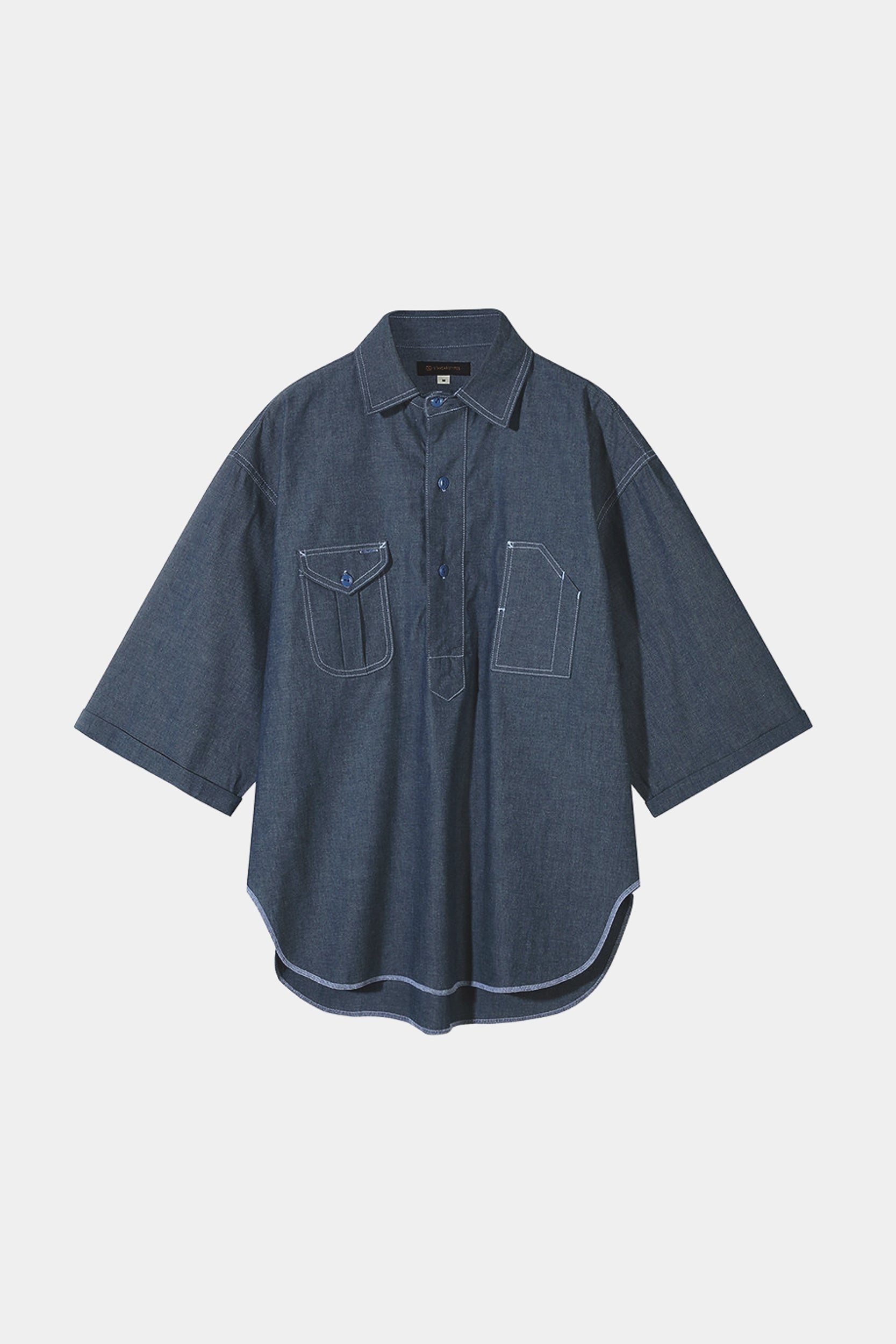 PULLOVER WORK SHIRT - Chambray