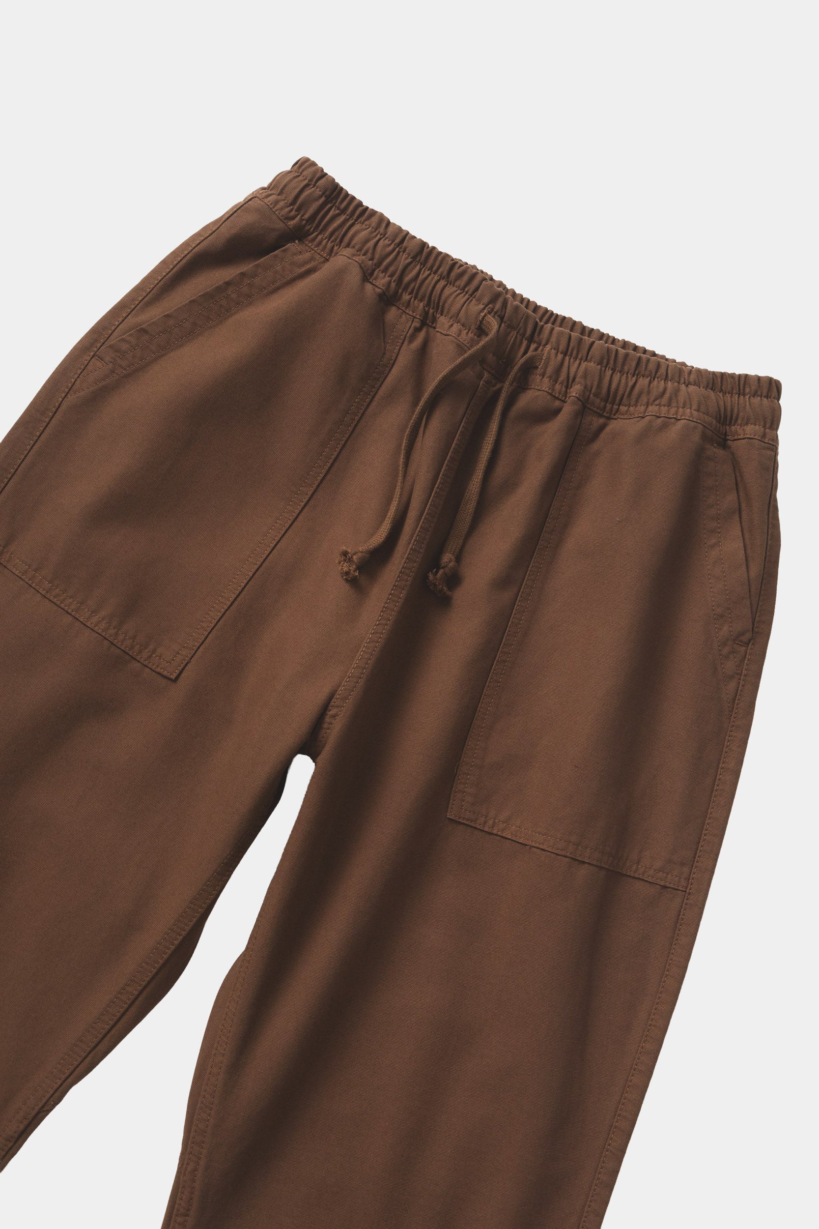 CANVAS CHEF PANTS - Bark