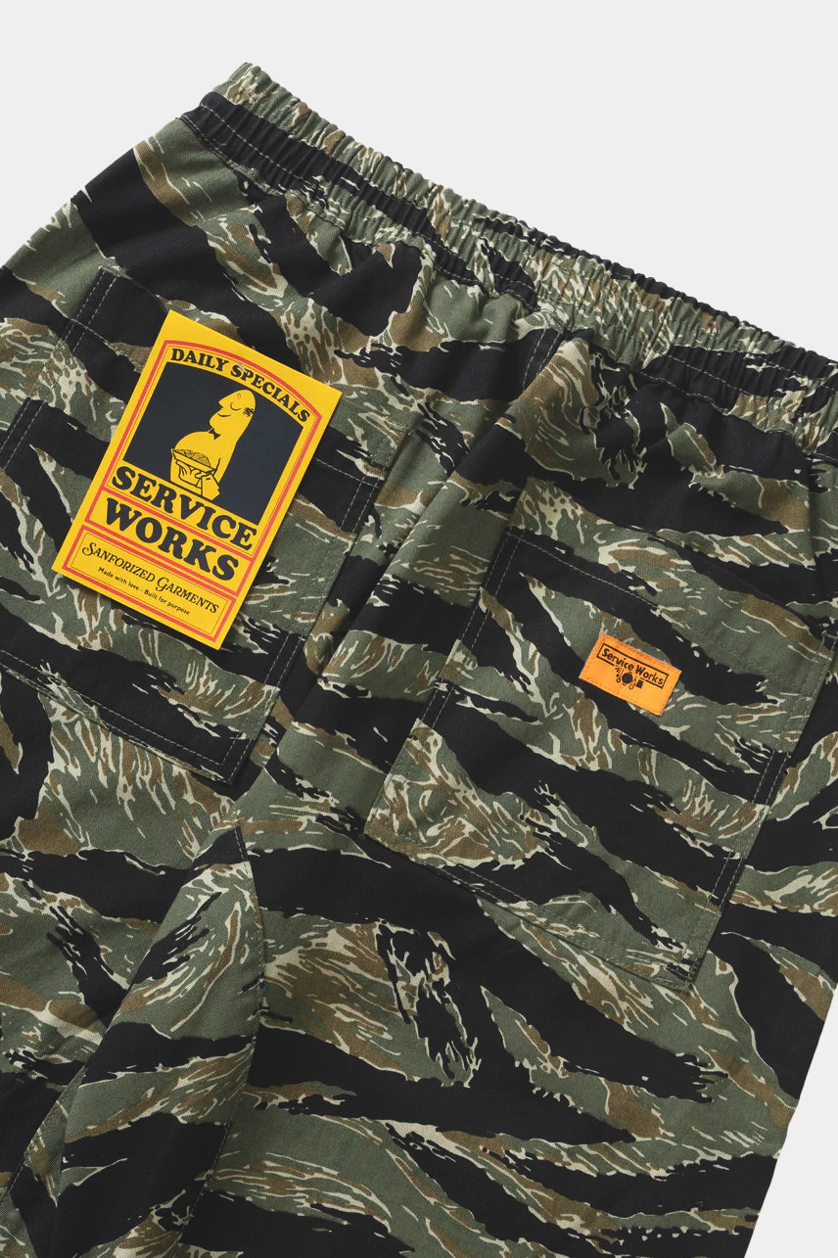 TIGER STRIPE CHEF PANTS - Camo tiger