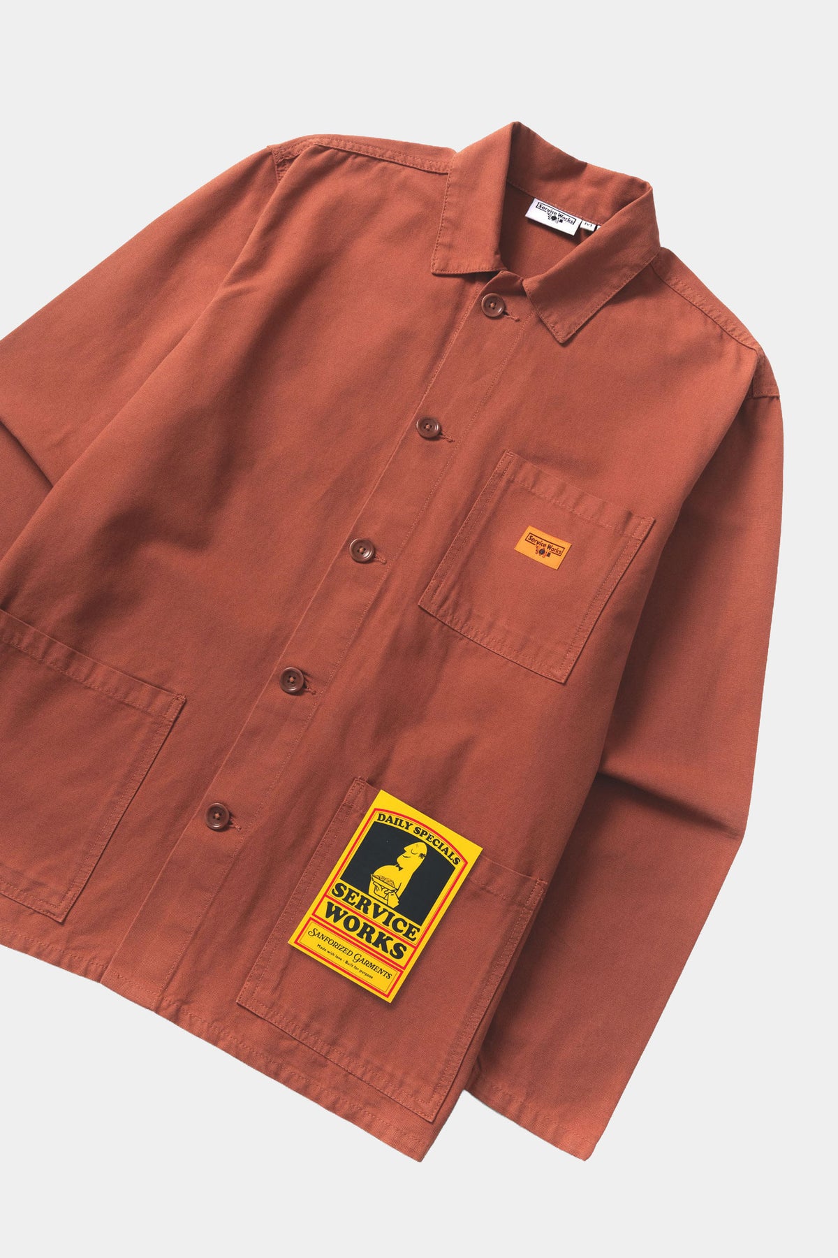 CANVAS CHORE SHIRT - Copper