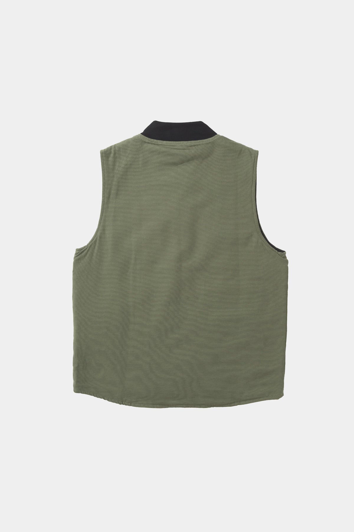 CANVAS WORK VEST - Olive