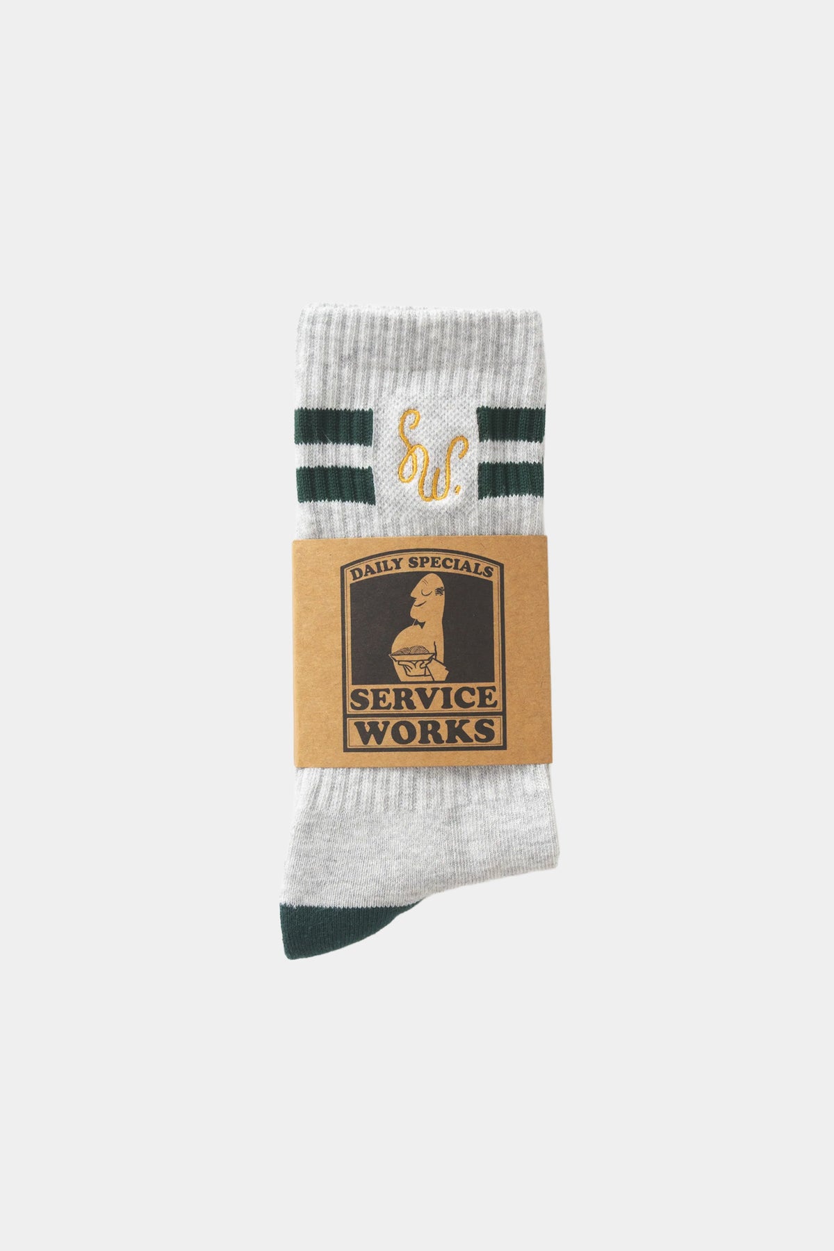 Monogram Socks - Heather