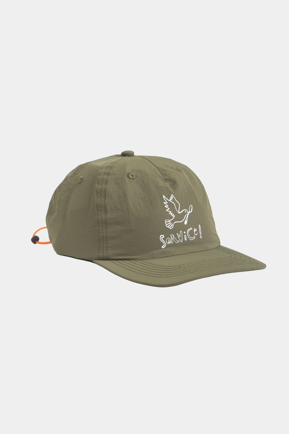 NYLON DOVE CAP - Olive
