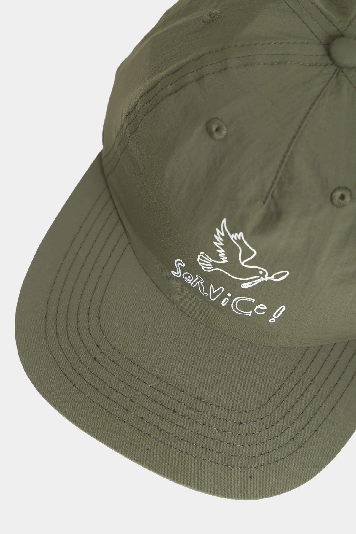 NYLON DOVE CAP - Olive