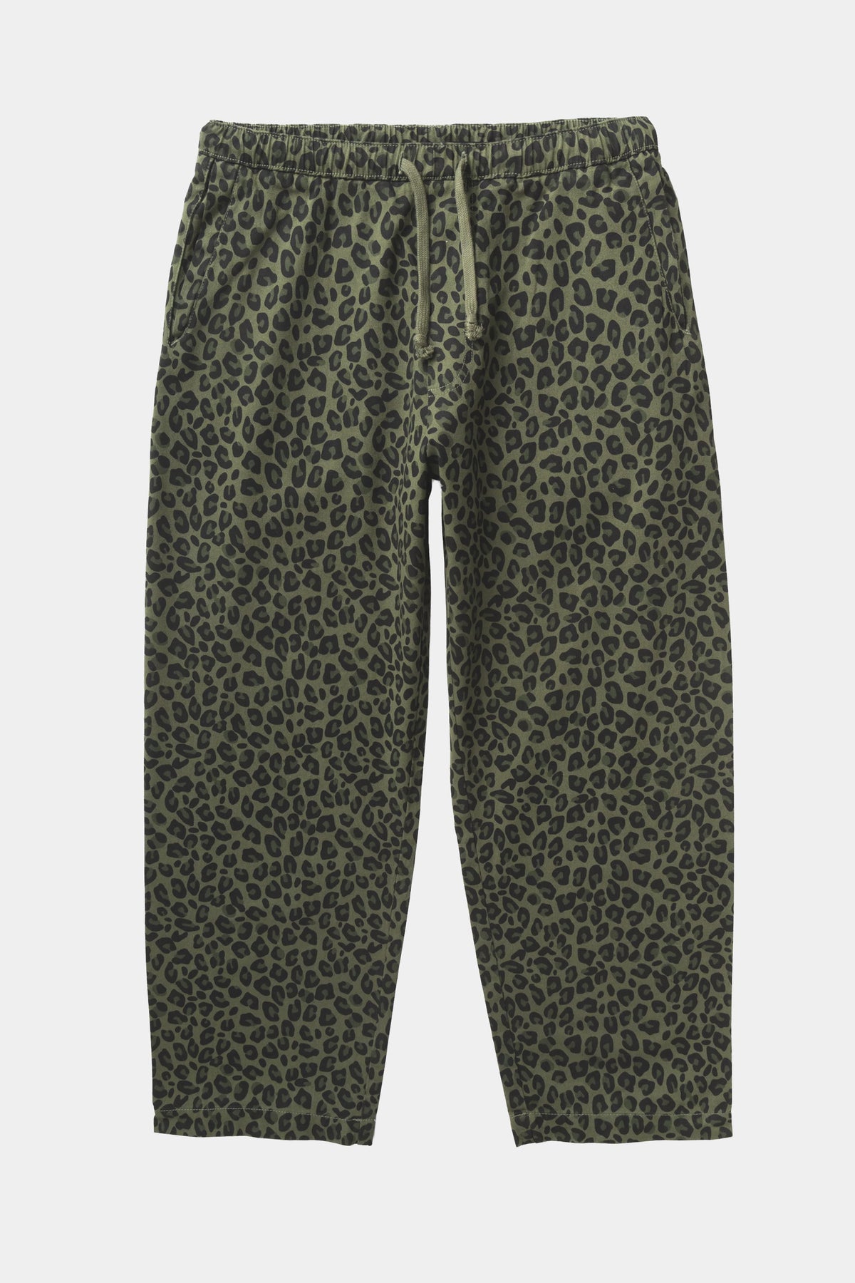 PATTERNED EASY CHEF PANT - Green Leopard