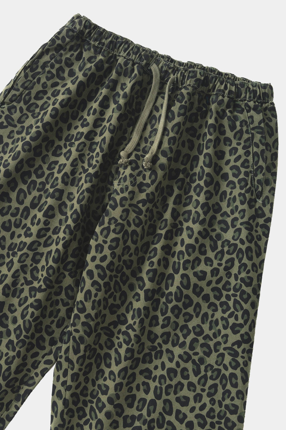 PATTERNED EASY CHEF PANT - Green Leopard