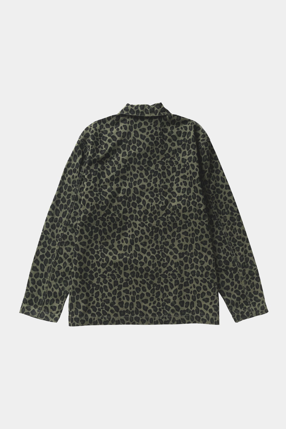 PATTERNED EASY CHEF SHIRT - Green Leopard