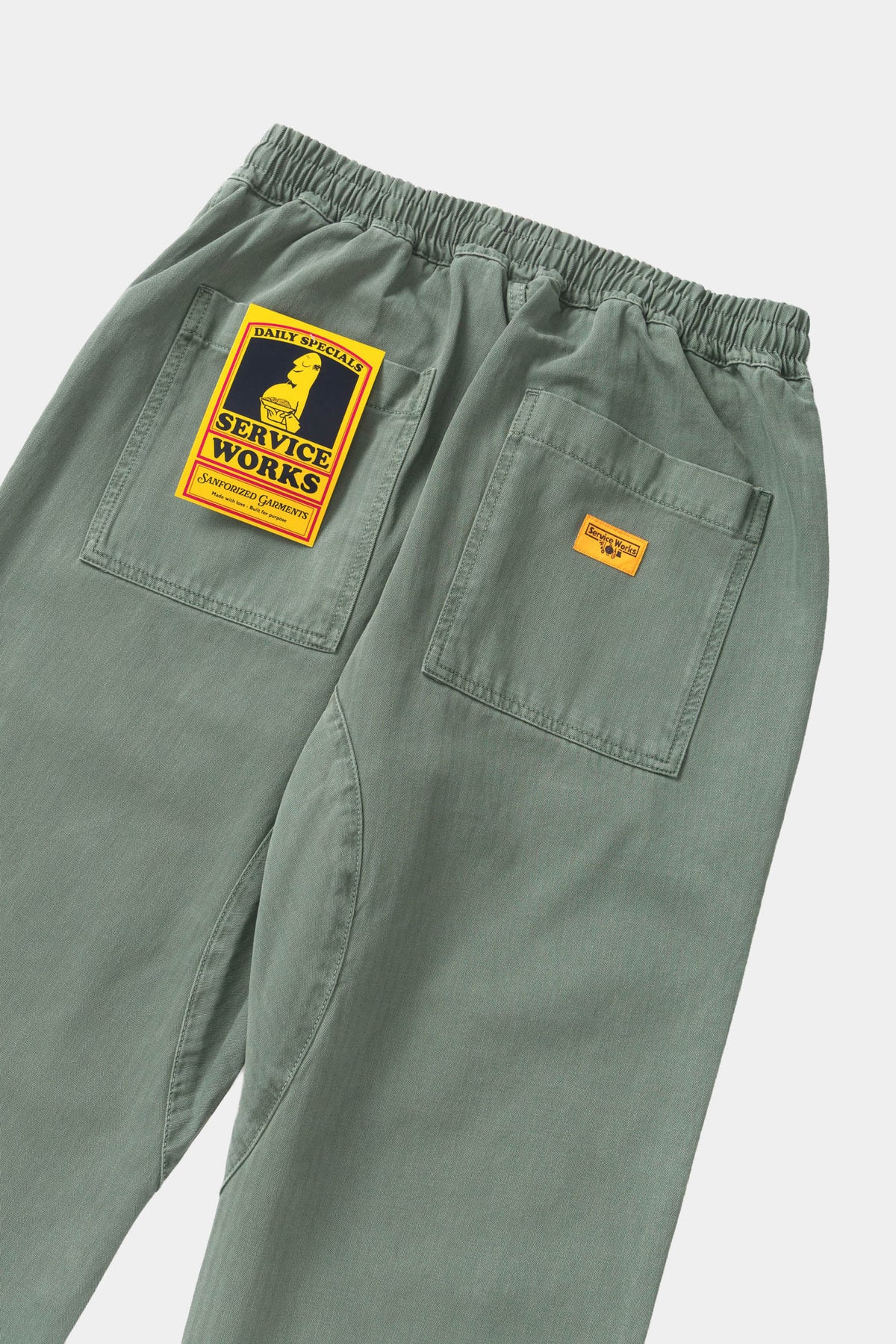 PIGMENT HBT CHEF PANT - Olive