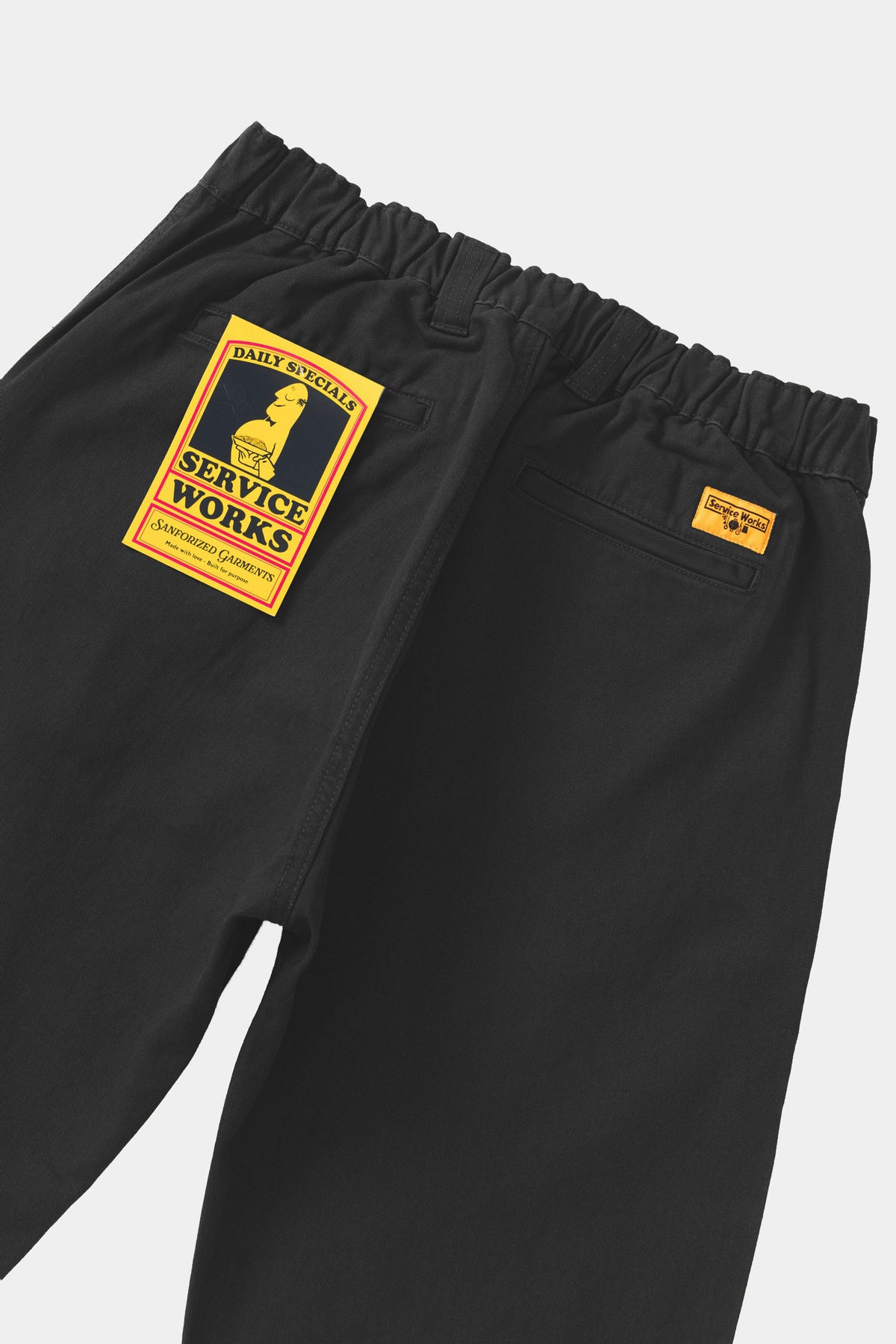 TWILL WAITER PANT - Black