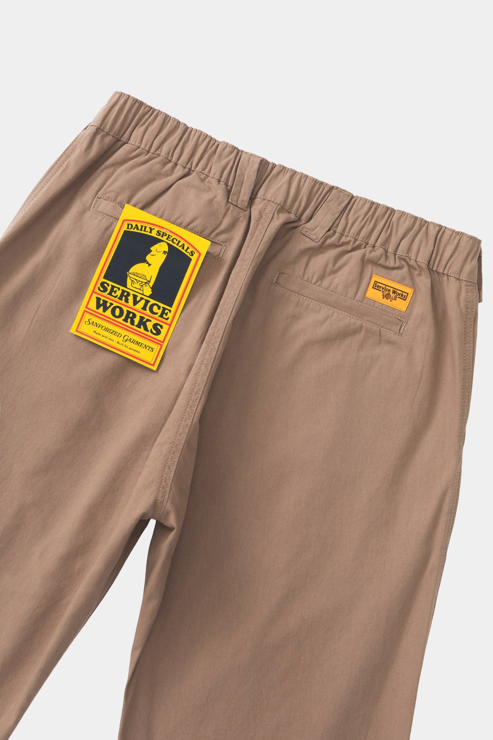 TWILL WAITER PANTS - Mushroom 