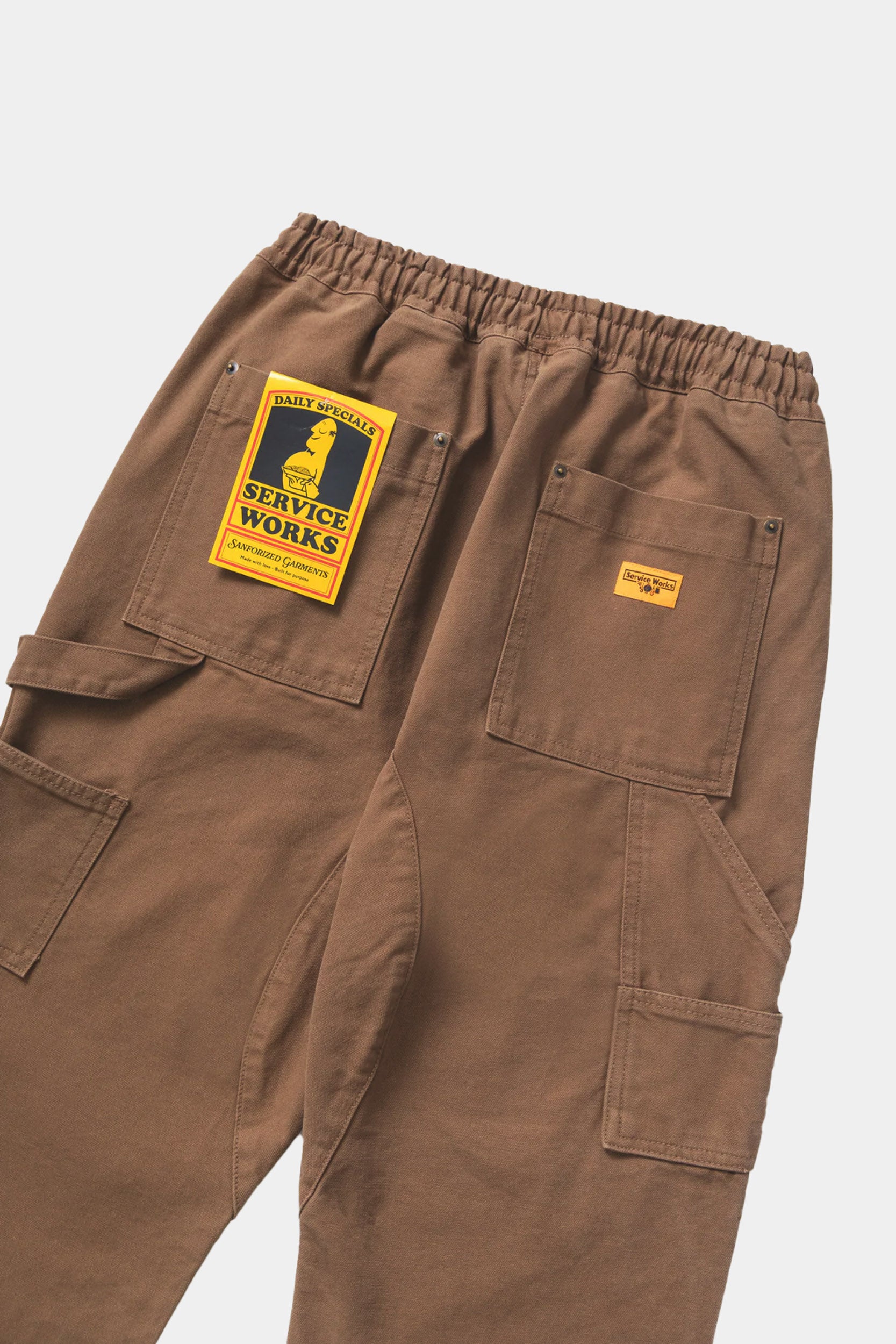 UTILITY CHEF PANTS - Bark