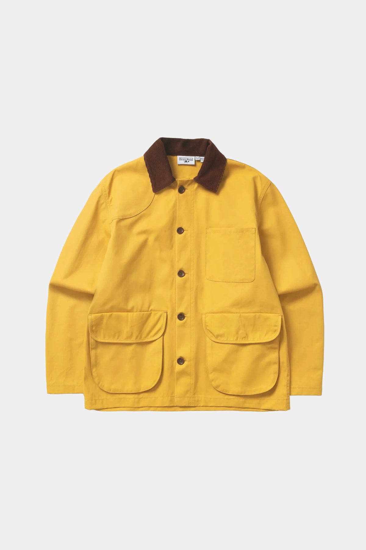 WAXED BARN COAT - Ochre