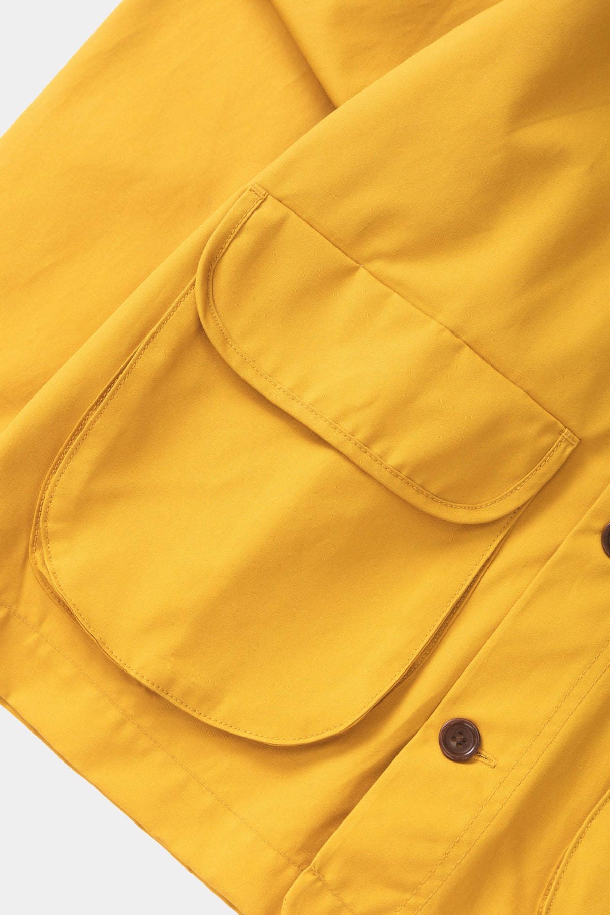 WAXED BARN COAT - Ochre