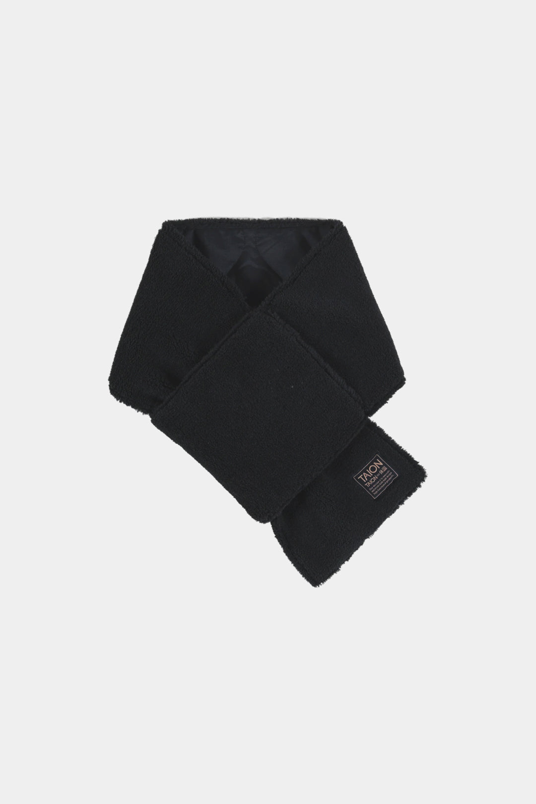 MILITARY REVERSIBLE DOWN SCARF - Black black