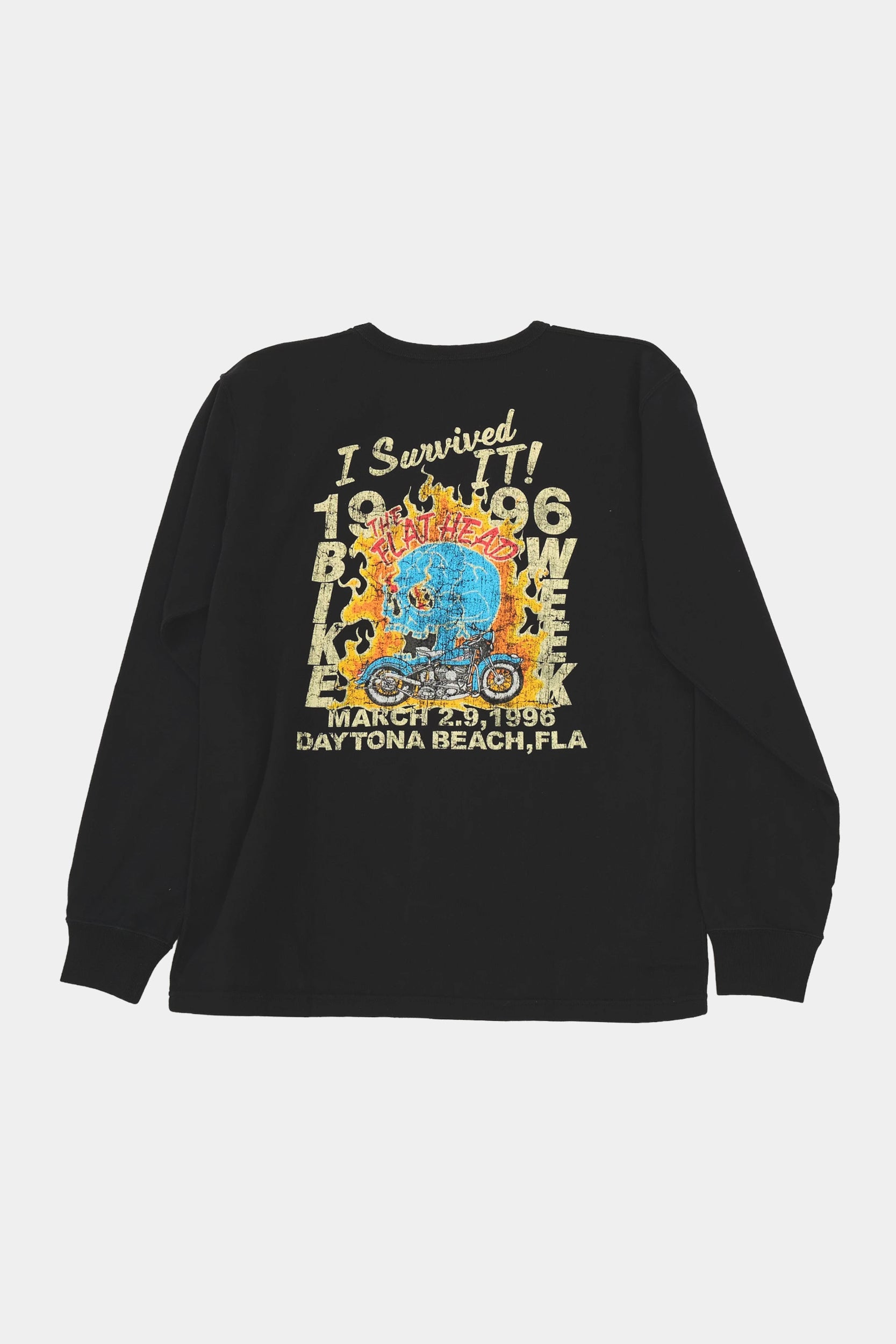 FN-TML-103 BIKE WEEK L/S TEE - Black