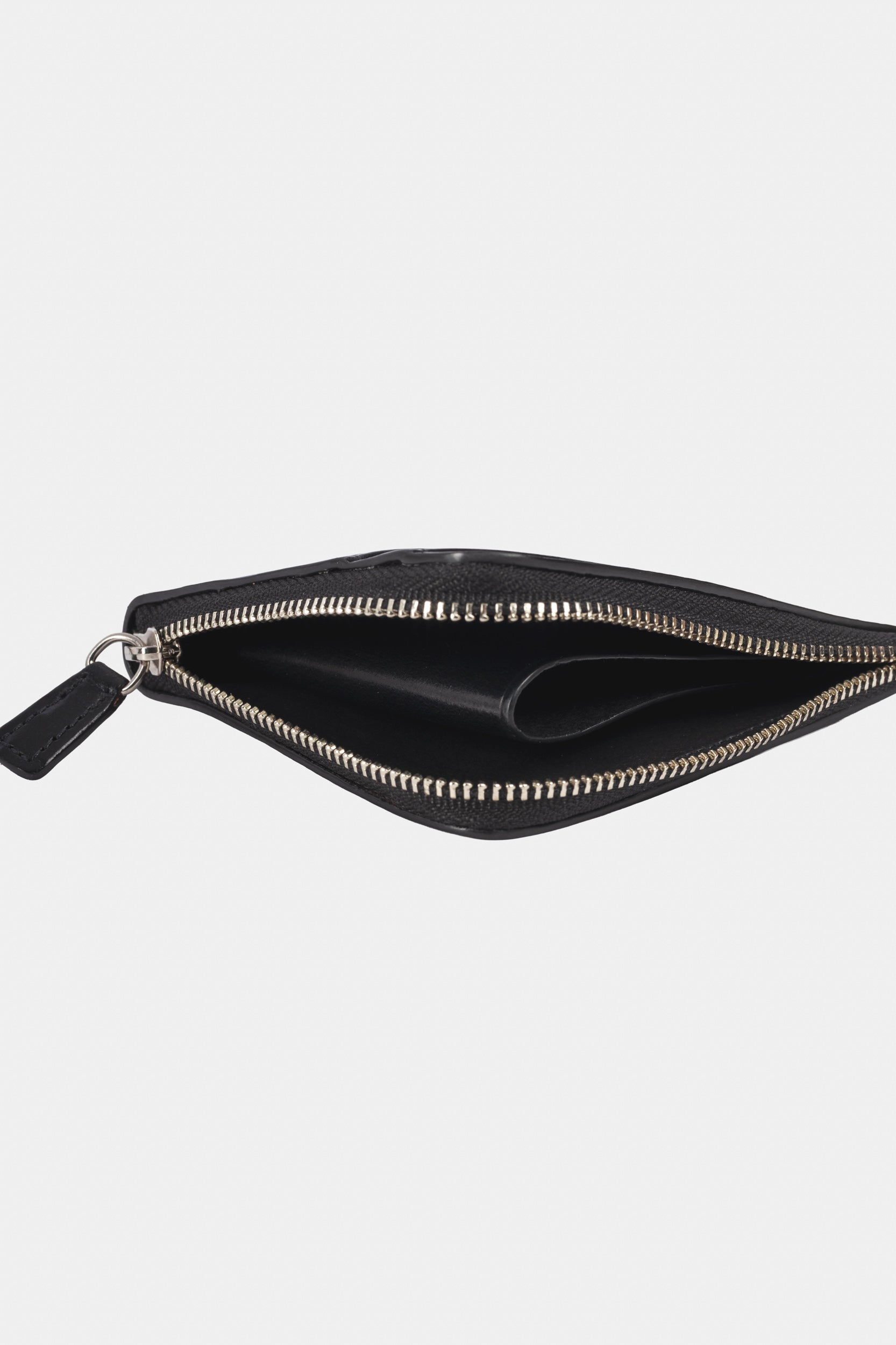 Zipped wallet with inner pocket - Black