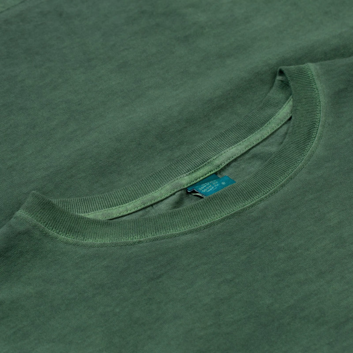 CREW TEE LS - P.Dark green