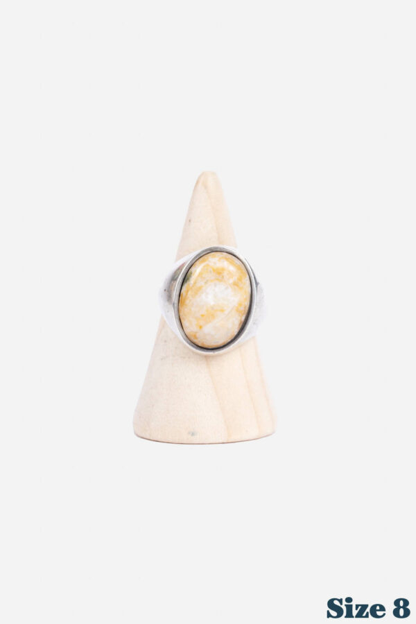 LARGE SIGNET STONE RING
