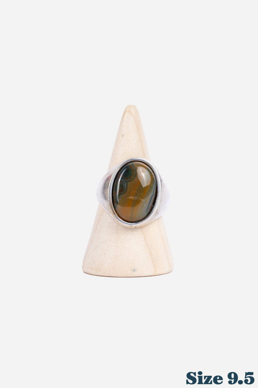 LARGE SIGNET STONE RING - Image 7