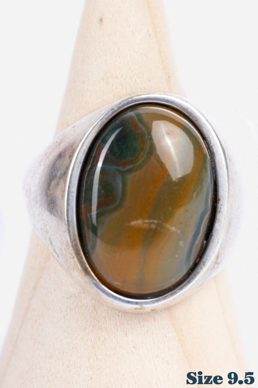 LARGE SIGNET STONE RING - Image 8