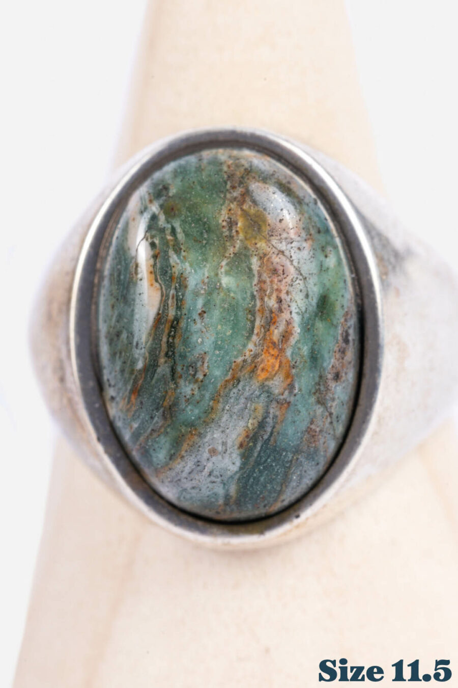 LARGE SIGNET STONE RING - Image 16