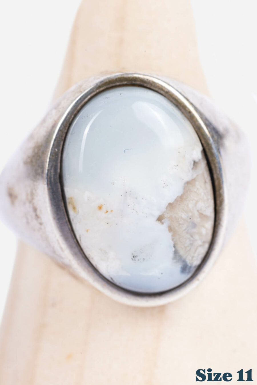 LARGE SIGNET STONE RING - Image 14