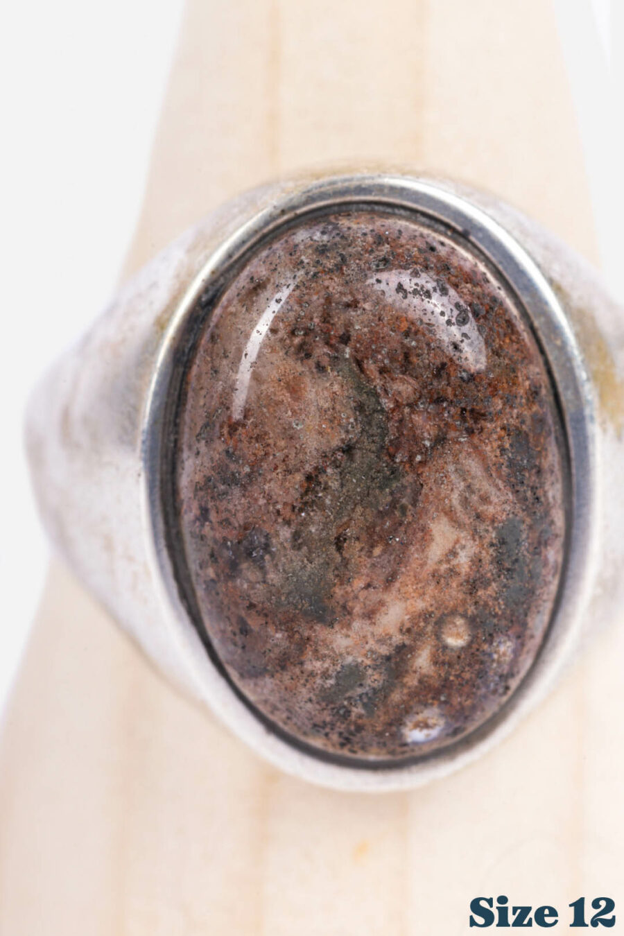 LARGE SIGNET STONE RING - Image 18