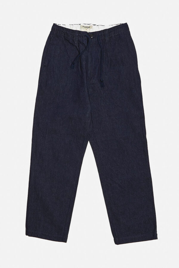 DENIM TRACK PANTS