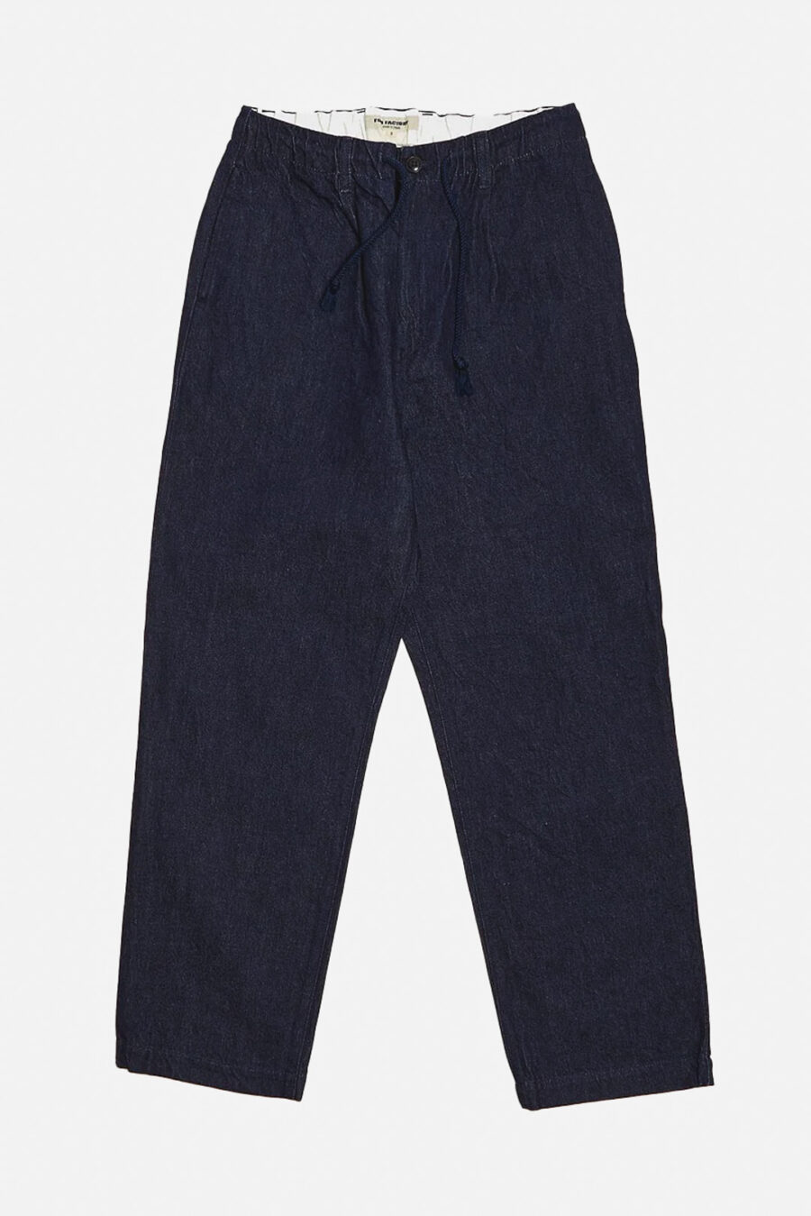 DENIM TRACK PANTS