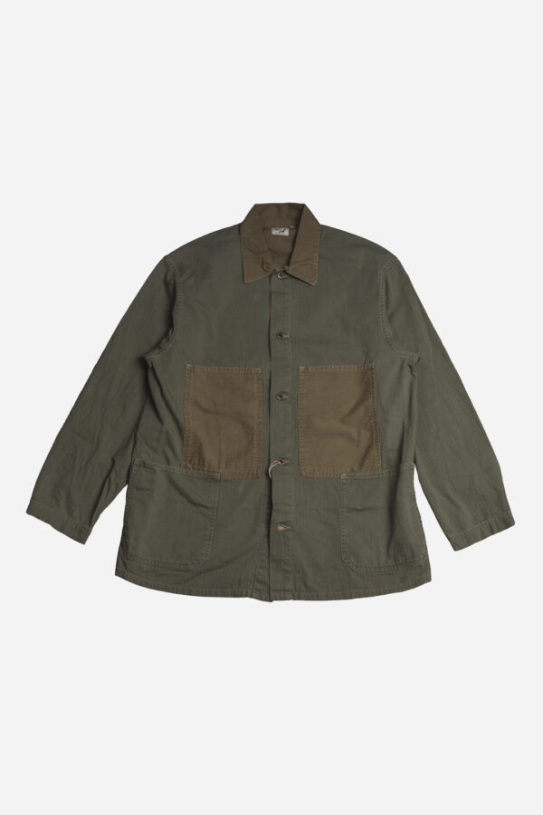 HERRINGBONE UTILITY COVERALL