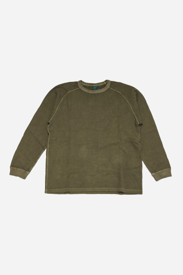RIB KNIT LS