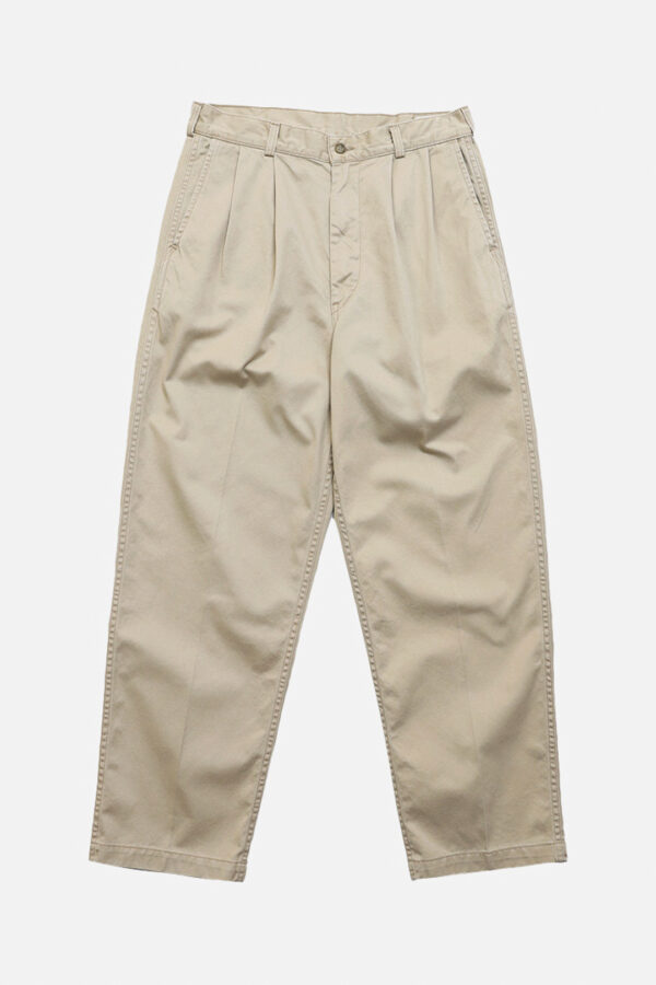 TWO TUCK WIDE TROUSERS