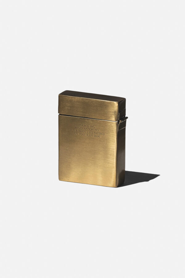 BRASS PLAYING CARD CASE