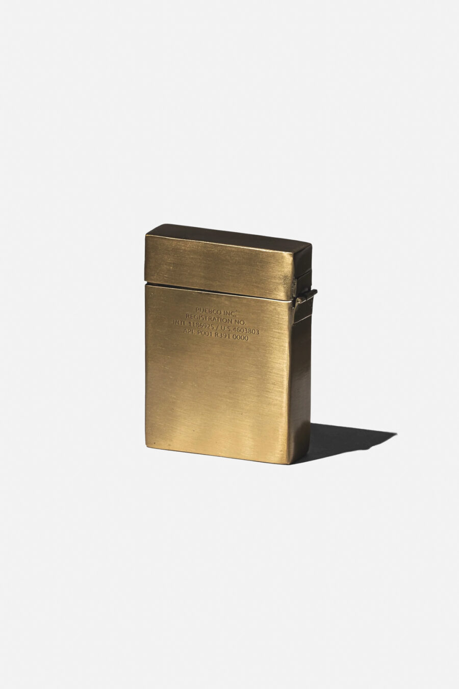 BRASS PLAYING CARD CASE