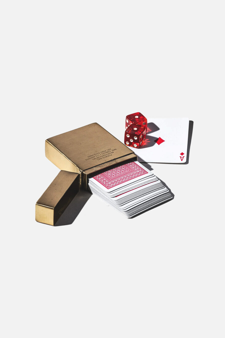 BRASS PLAYING CARD CASE - Image 3